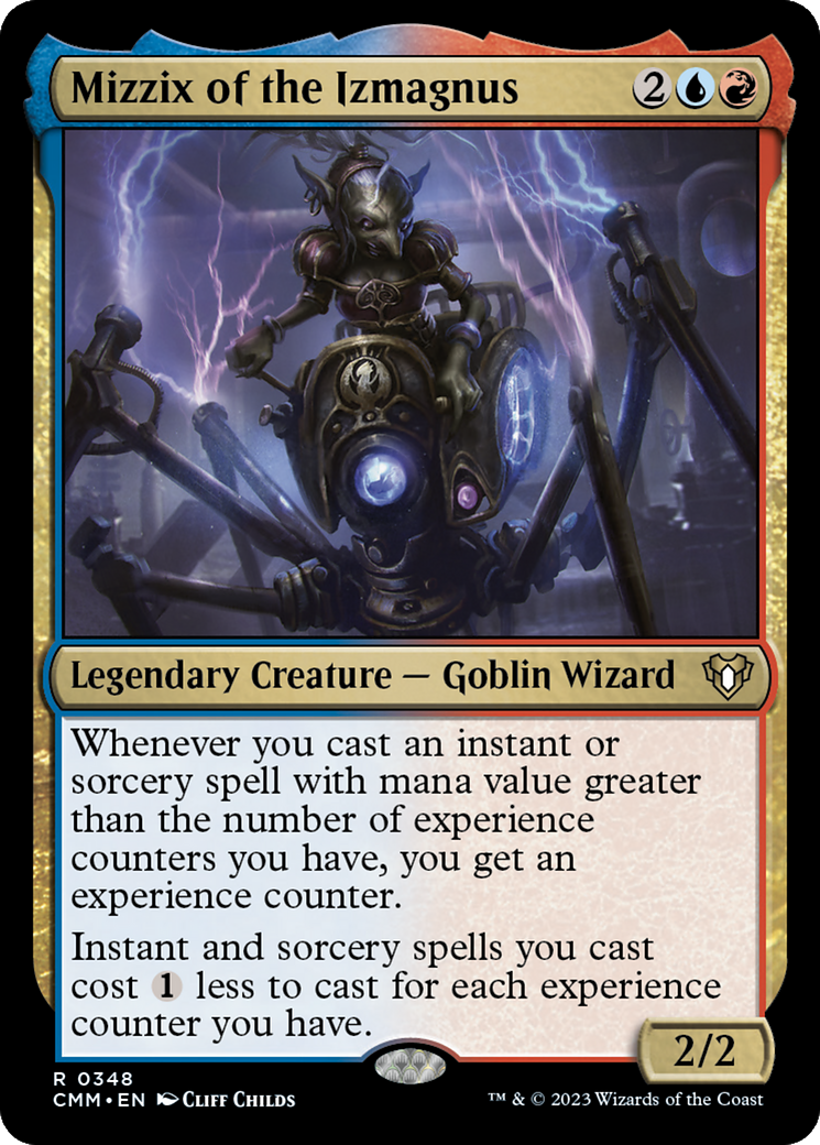 Mizzix of the Izmagnus (CMM-348) [Commander Masters] Foil MTG Single Wizards of the Coast