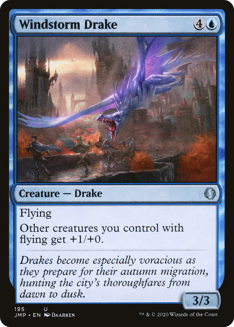 Windstorm Drake (JMP-195) [Jumpstart] MTG Single Wizards of the Coast