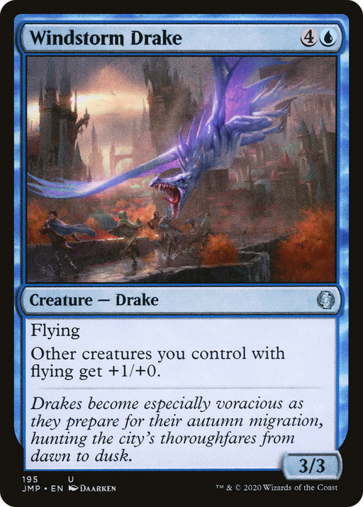 Windstorm Drake (JMP-195) [Jumpstart] MTG Single Wizards of the Coast