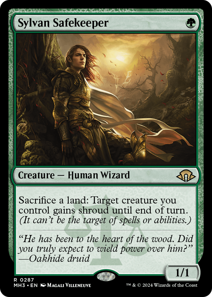 Sylvan Safekeeper (MH3-287) [Modern Horizons 3] Foil MTG Single Modern Horizons 3