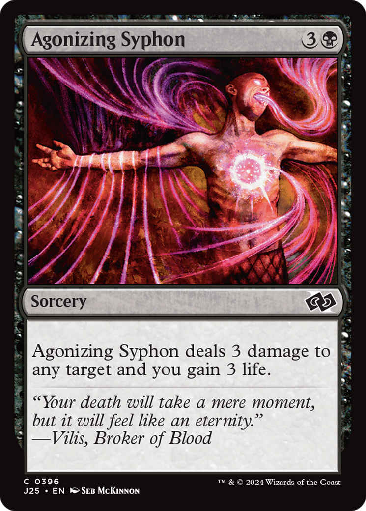 Agonizing Syphon (J25-396) [Foundations Jumpstart] MTG Single Wizards of the Coast