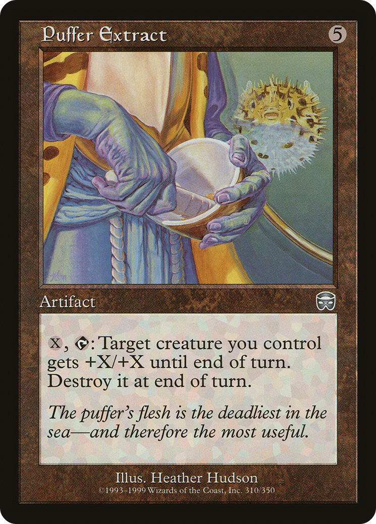 Puffer Extract (MMQ-310) [Mercadian Masques] MTG Single Wizards of the Coast