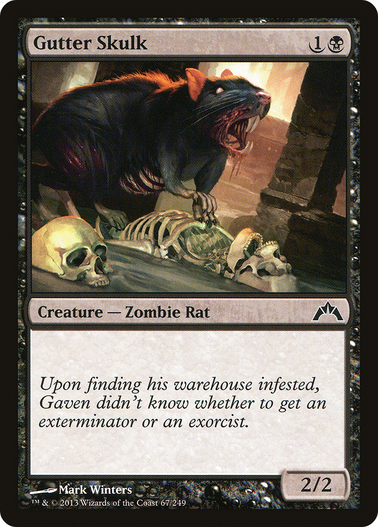 Gutter Skulk (GTC-067) [Gatecrash] Foil MTG Single Wizards of the Coast