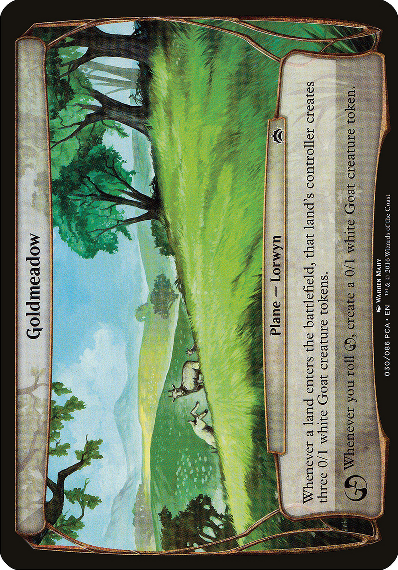 Goldmeadow (Planechase Anthology) (OVER-) [Oversized] Planechase Anthology Planes MTG Single Wizards of the Coast
