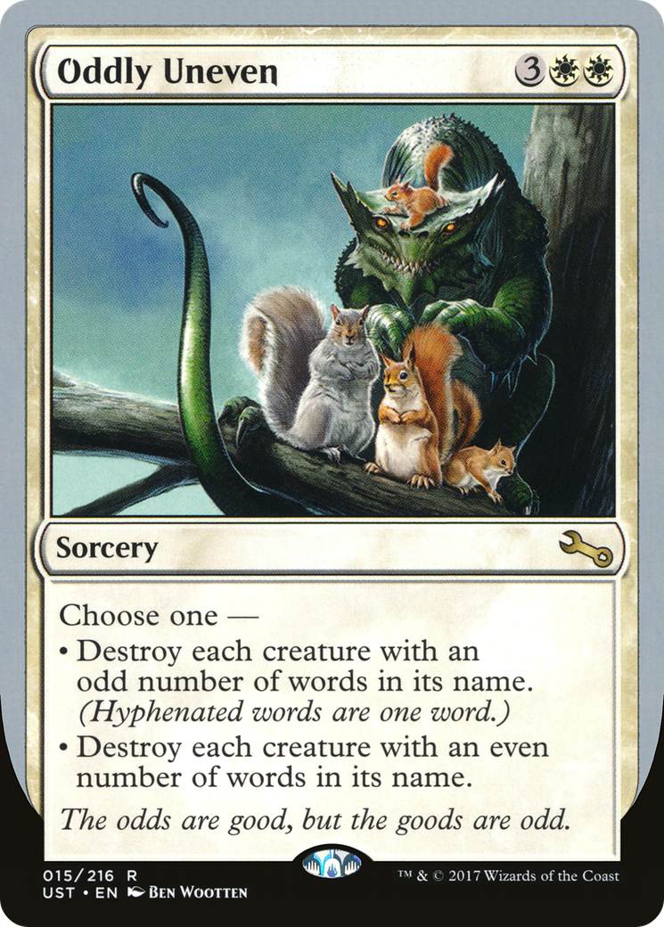 Oddly Uneven (UST-015) [Unstable] MTG Single Wizards of the Coast
