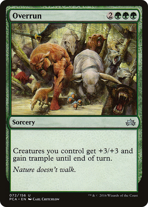 Overrun (PCA-072) [Misc] Planechase Anthology MTG Single Wizards of the Coast