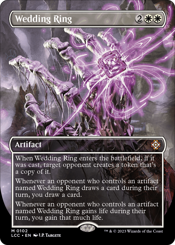 Wedding Ring (LCC-102) [The Lost Caverns of Ixalan Commander] (Borderless) MTG Single Wizards of the Coast