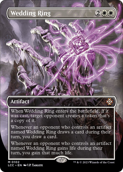 Wedding Ring (LCC-102) [The Lost Caverns of Ixalan Commander] (Borderless) MTG Single Wizards of the Coast