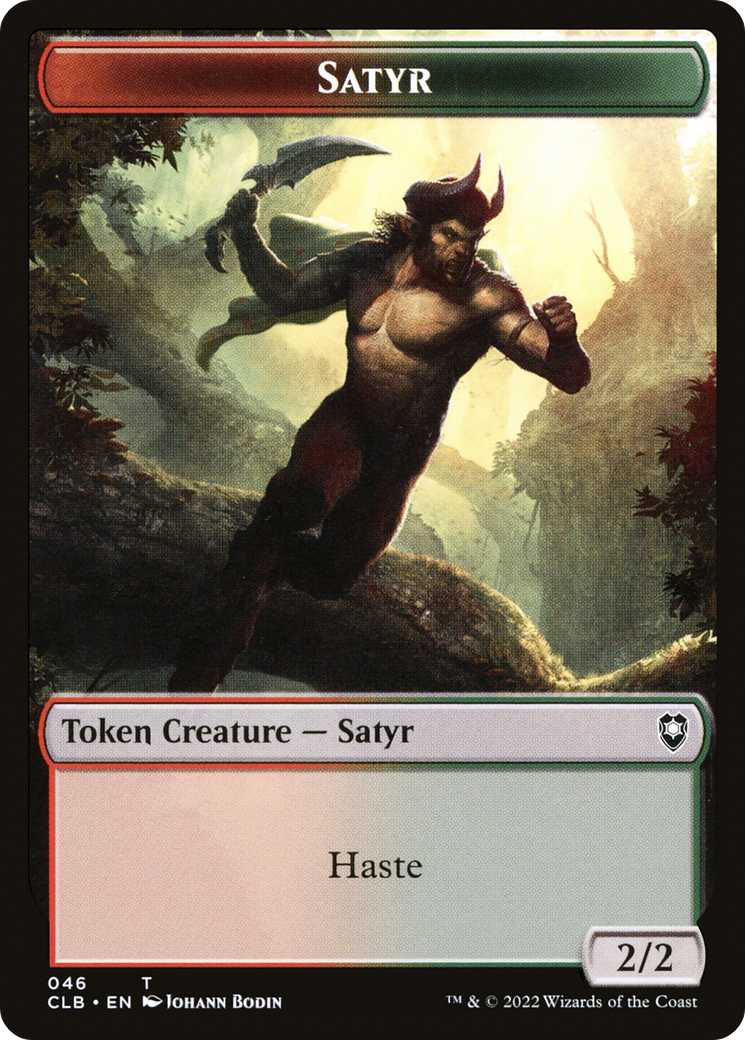 Satyr (TCLB-046) [Tokens] Battle for Baldur's Gate Tokens MTG Single Wizards of the Coast