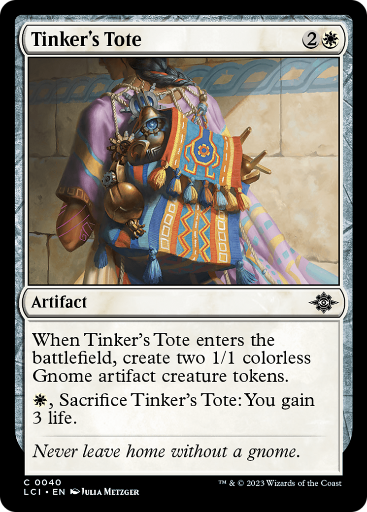 Tinker's Tote (LCI-040) [The Lost Caverns of Ixalan] MTG Single Wizards of the Coast