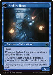 Overwhelmed Archivist (MID-068) [Innistrad: Midnight Hunt] MTG Single Wizards of the Coast