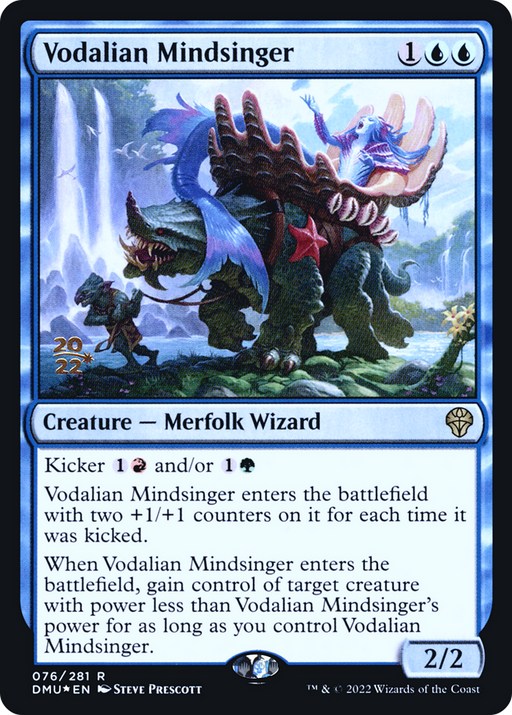 Vodalian Mindsinger (PRE-76S) [Dominaria United Promos] Foil MTG Single Wizards of the Coast
