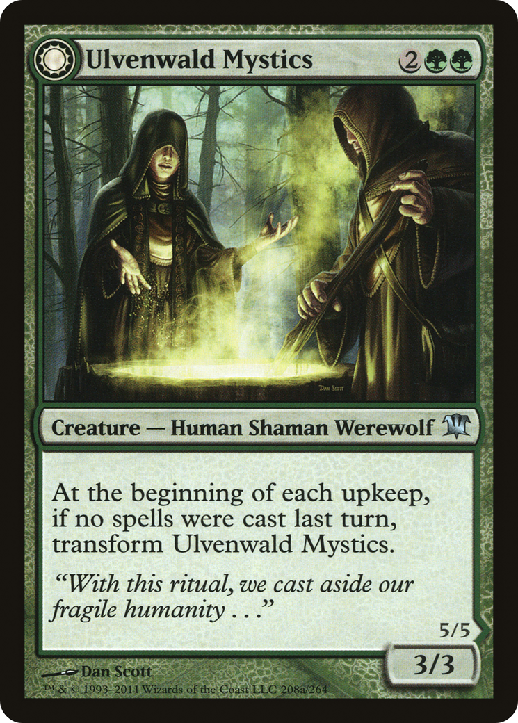 Ulvenwald Mystics (ISD-208) [Innistrad] MTG Single Wizards of the Coast
