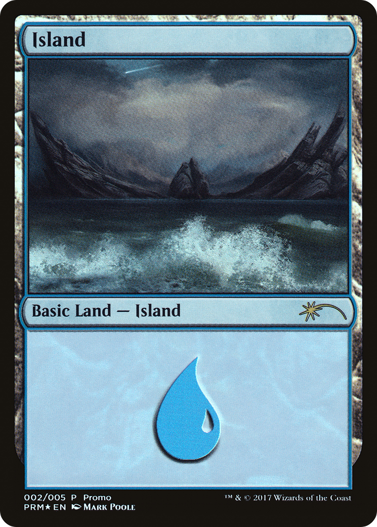 Island (2017 Gift Pack - Poole) (GBP-002) [Misc] 2017 Gift Pack Foil MTG Single Wizards of the Coast