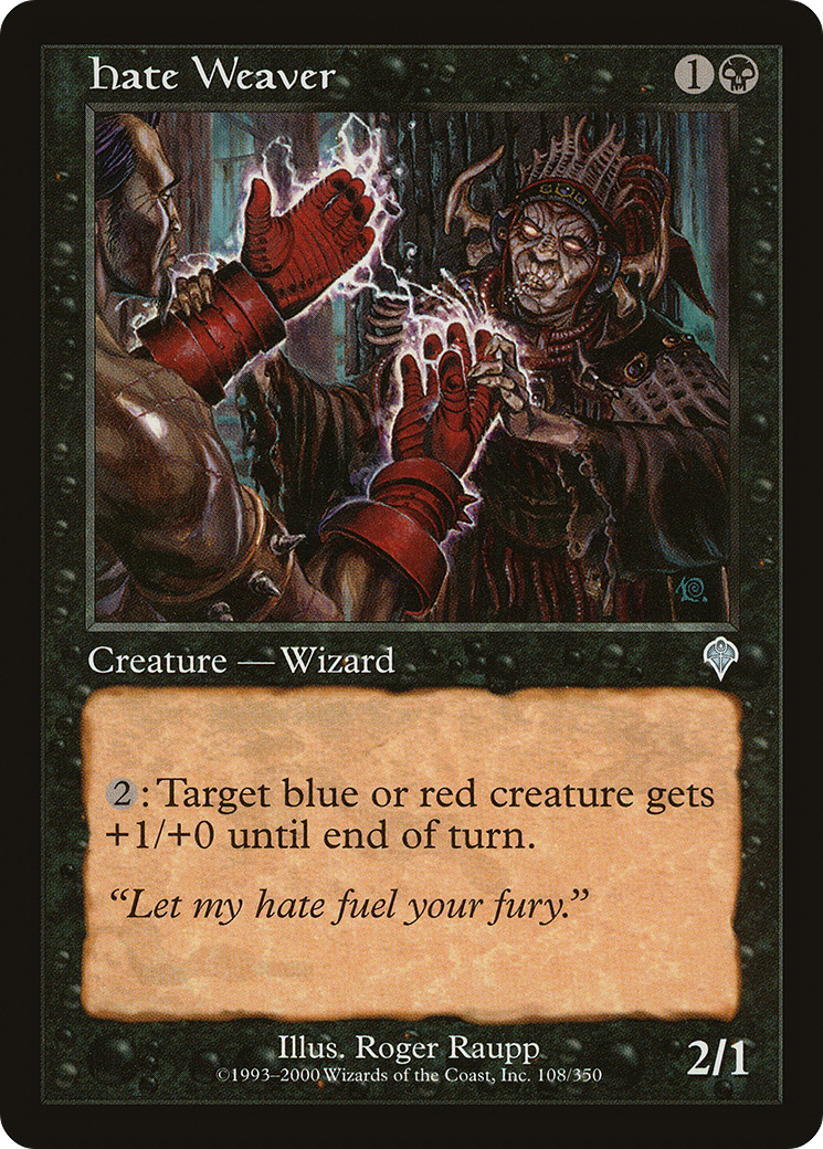 Hate Weaver (INV-108) [Invasion] MTG Single Wizards of the Coast