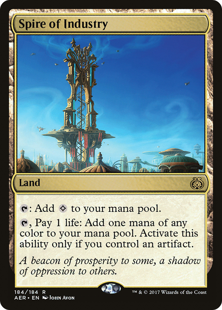 Spire of Industry (AER-184) [Aether Revolt] Foil MTG Single Wizards of the Coast