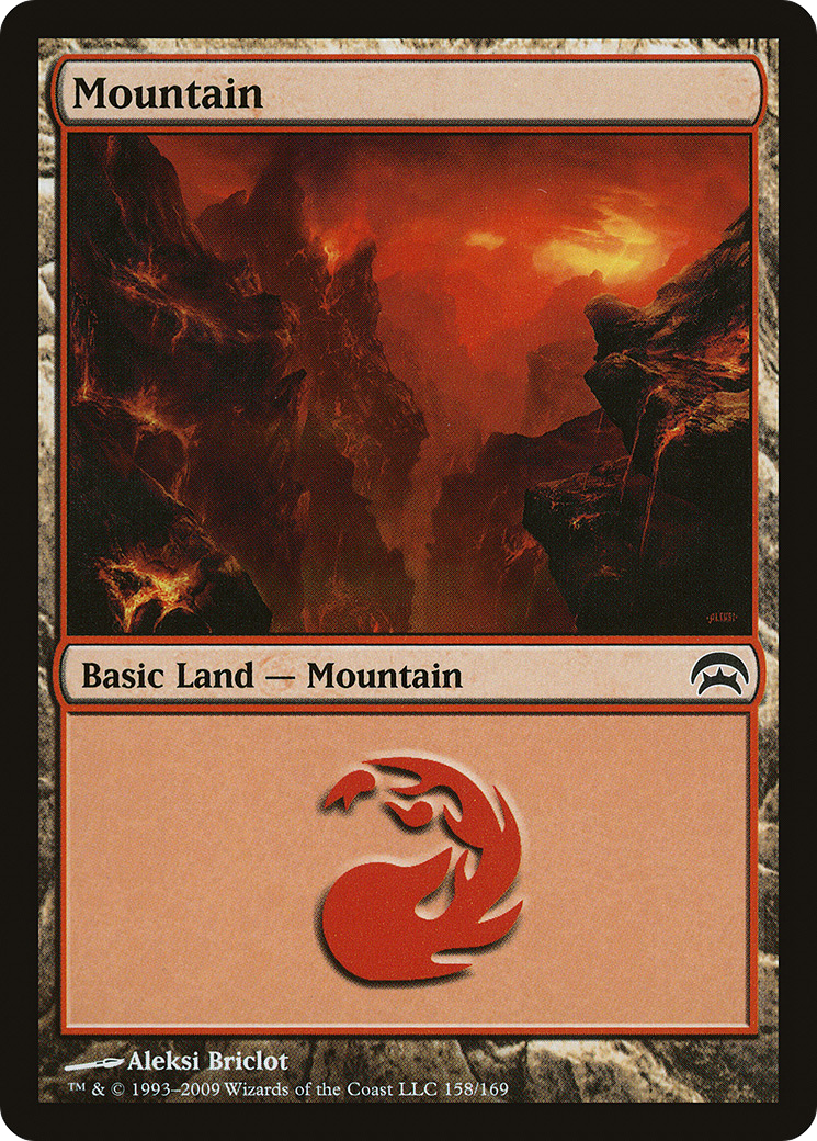 Mountain (158) (HOP-158) [Misc] Planechase MTG Single Wizards of the Coast