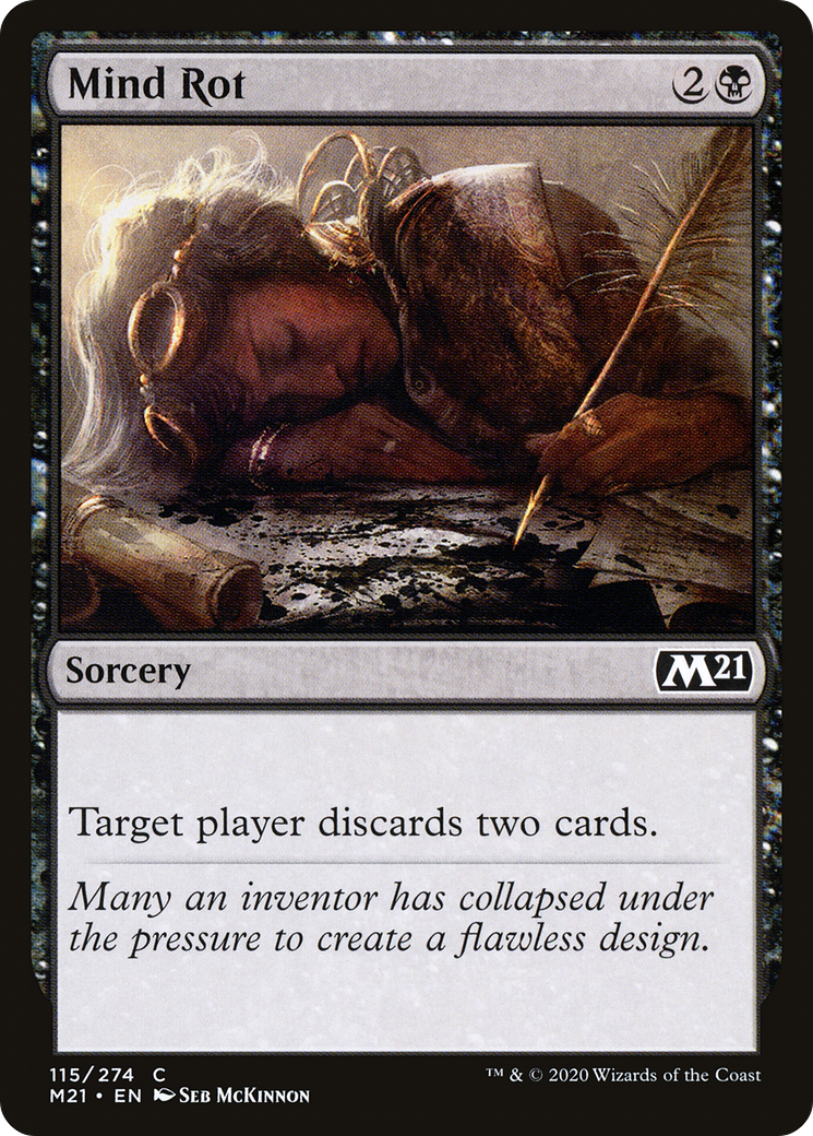 Mind Rot (M21-115) [Core Set 2021] Foil MTG Single Wizards of the Coast