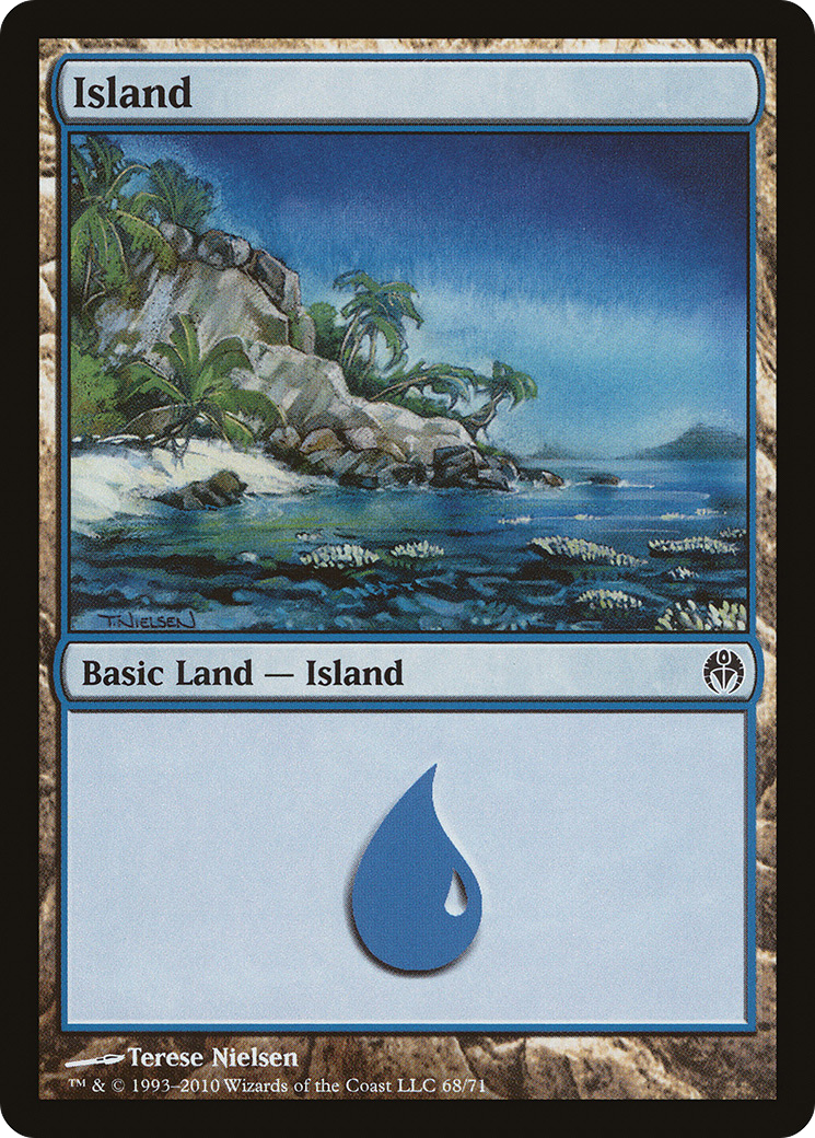 Island (68) (DDE-068) [Misc] Duel Decks: Phyrexia vs. the Coalition MTG Single Wizards of the Coast