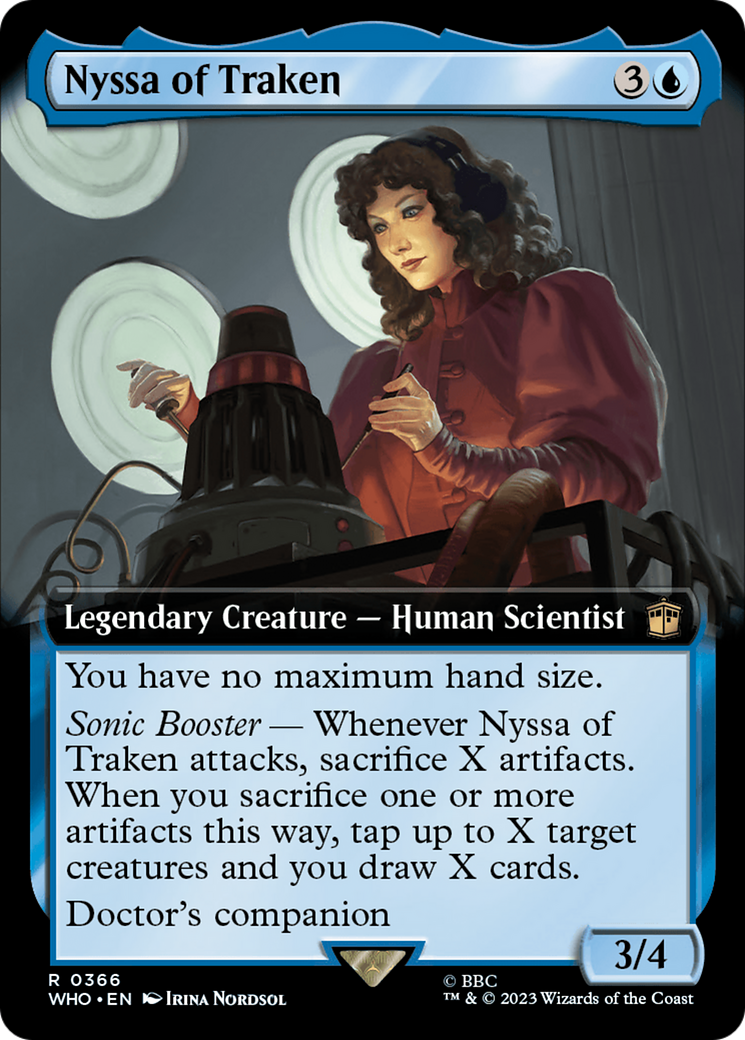 Nyssa of Traken (WHO-366) [Doctor Who] (Extended Art) MTG Single Wizards of the Coast
