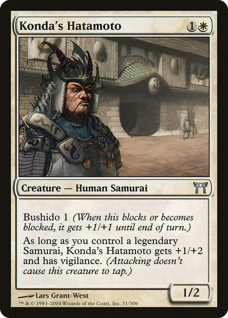 Konda's Hatamoto (CHK-031) [Champions of Kamigawa] MTG Single Wizards of the Coast