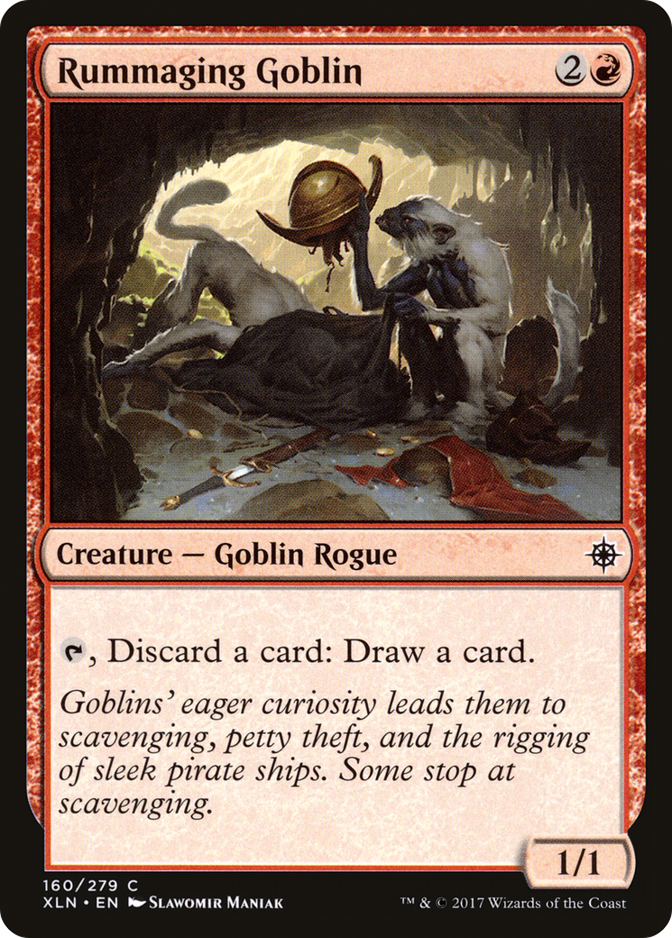 Rummaging Goblin (XLN-160) [Ixalan] Foil MTG Single Wizards of the Coast