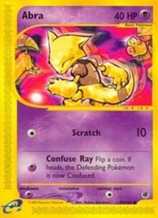 Abra (93/165) - [Vintage: Expedition] Reverse Holofoil Pokemon Single Pokémon