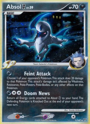 Absol G (/147) Holofoil [Platinum: Supreme Victors] Pokemon Single Pokémon