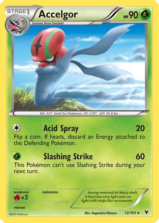 Accelgor (/101) Reverse Holofoil [BW: Noble Victories] Pokemon Single Pokémon