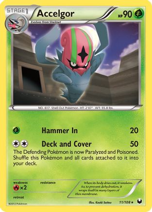 Accelgor (/108) [BW: Dark Explorers] Pokemon Single Pokémon