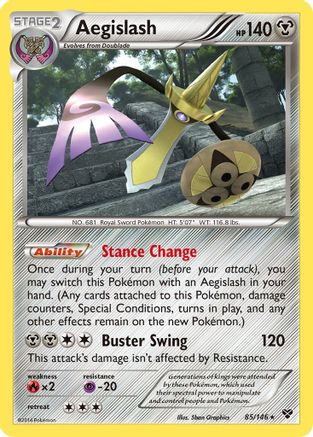 Aegislash (85) (/146) [XY: Base Set] Pokemon Single Pokémon