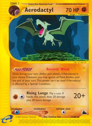 Aerodactyl (1/144) - [Vintage: Skyridge] Pokemon Single Pokémon