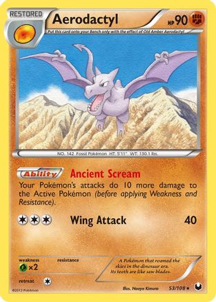 Aerodactyl (/108) [BW: Dark Explorers] Pokemon Single Pokémon