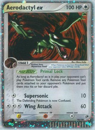 Aerodactyl ex (/100) Holofoil [EX: Sandstorm] Pokemon Single Pokémon
