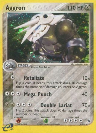 Aggron (/109) Reverse Holofoil [EX: Ruby & Sapphire] Pokemon Single Pokémon