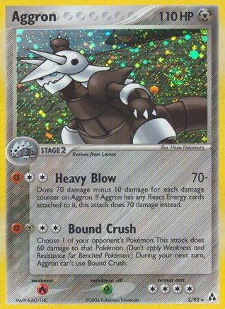 Aggron (/92) Holofoil [EX: Legend Maker] Pokemon Single Pokémon