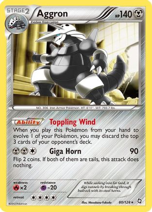 Aggron (/124) Reverse Holofoil [BW: Dragons Exalted] Pokemon Single Pokémon