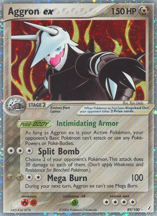 Aggron ex (89/100) - [EX: Crystal Guardians] Holofoil Pokemon Single Pokémon