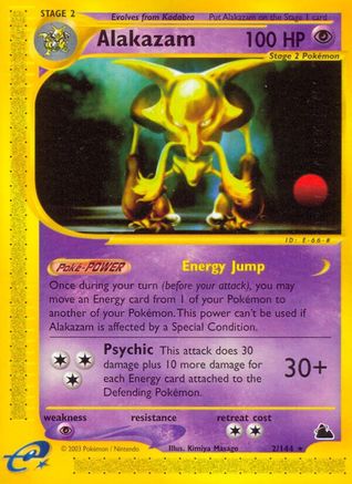 Alakazam (2) (2/144) - [Vintage: Skyridge] Pokemon Single Pokémon