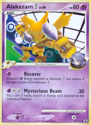 Alakazam E4 (38/111) [Platinum: Rising Rivals] Pokemon Single Pokémon
