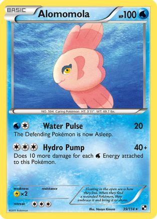 Alomomola (39) (/114) Reverse Holofoil [BW: Base Set] Pokemon Single Pokémon