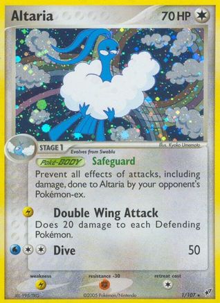 Altaria (1/107) - [EX: Deoxys] Reverse Holofoil Pokemon Single Pokémon