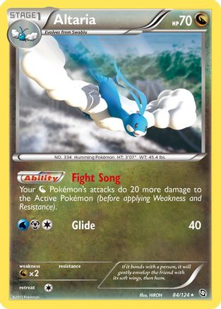 Altaria (84/124) - [BW: Dragons Exalted] Holofoil Pokemon Single Pokémon