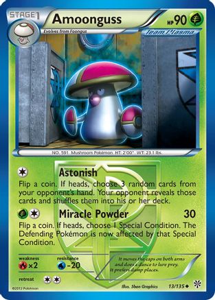 Amoonguss (Team Plasma) (13/135) - [BW: Plasma Storm] Pokemon Single Pokémon