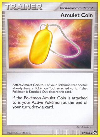 Amulet Coin (97/106) - [DP: Great Encounters] Reverse Holofoil Pokemon Single Pokémon