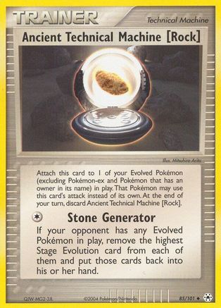 Ancient Technical Machine [Rock] (85/101) - [EX: Hidden Legends] Reverse Holofoil Pokemon Single Pokémon