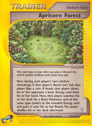 Apricorn Forest (/147) Reverse Holofoil [Vintage: Aquapolis] Pokemon Single Pokémon