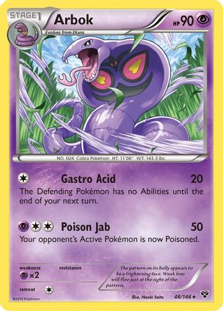 Arbok (48/146) - [XY: Base Set] Pokemon Single Pokémon