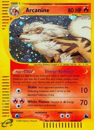 Arcanine (H2) (/144) Holofoil [Vintage: Skyridge] Pokemon Single Pokémon