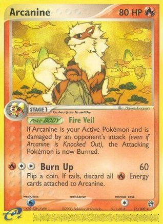 Arcanine (15/100) Reverse Holofoil [EX: Sandstorm] Pokemon Single Pokémon